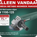 Metabo aanbieding!